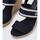 Schuhe Damen Leinen-Pantoletten mit gefloch Tommy Hilfiger WEBBING HIGH WEDGE SANDAL Marine