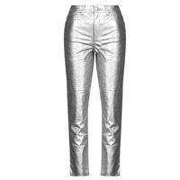 Kleidung Damen 5-Pocket-Hosen Only ONLEMILY Silbern