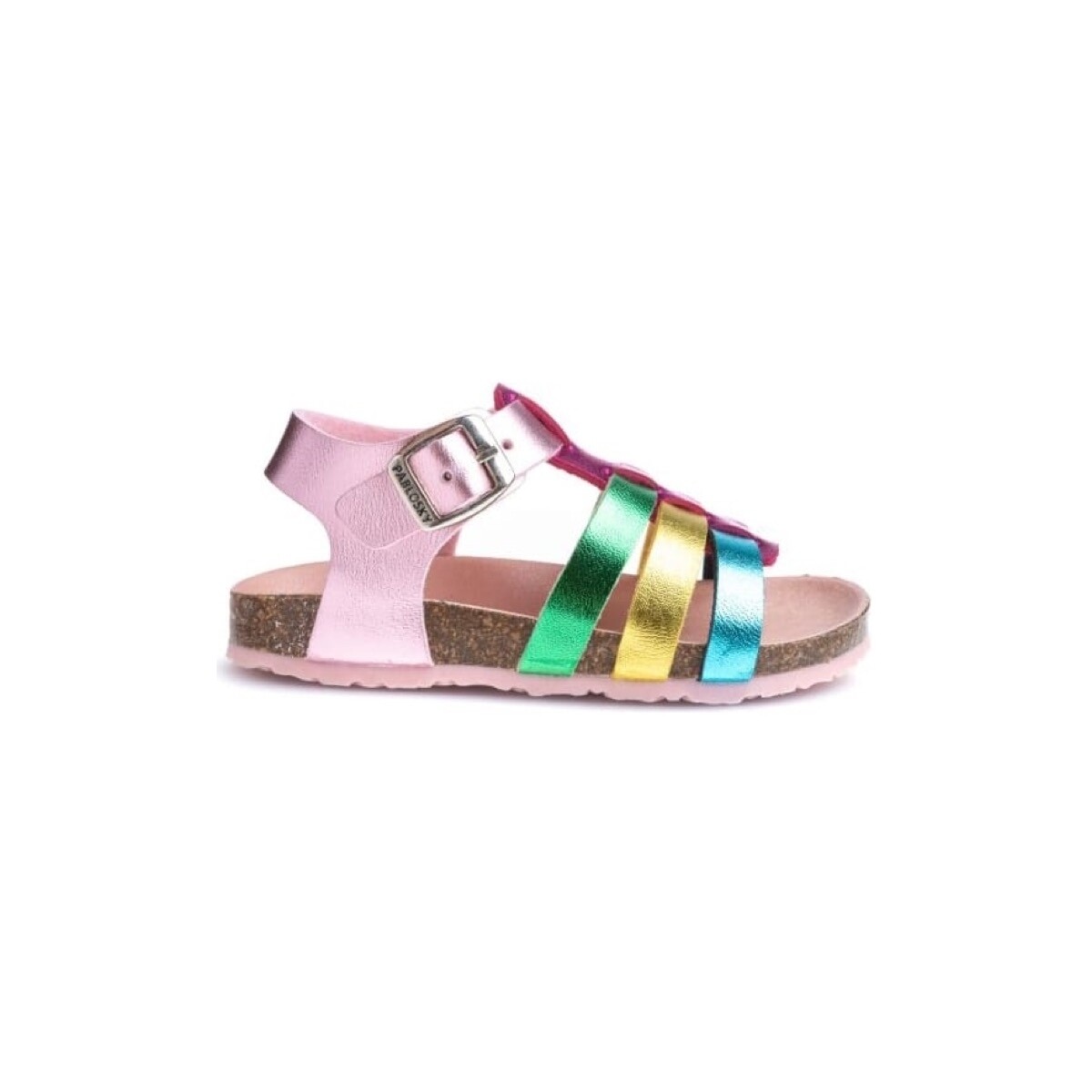 Schuhe Kinder Sandalen / Sandaletten Pablosky Laminado Kids Sandals 428870 Y - Laminado Rosa Multicolor