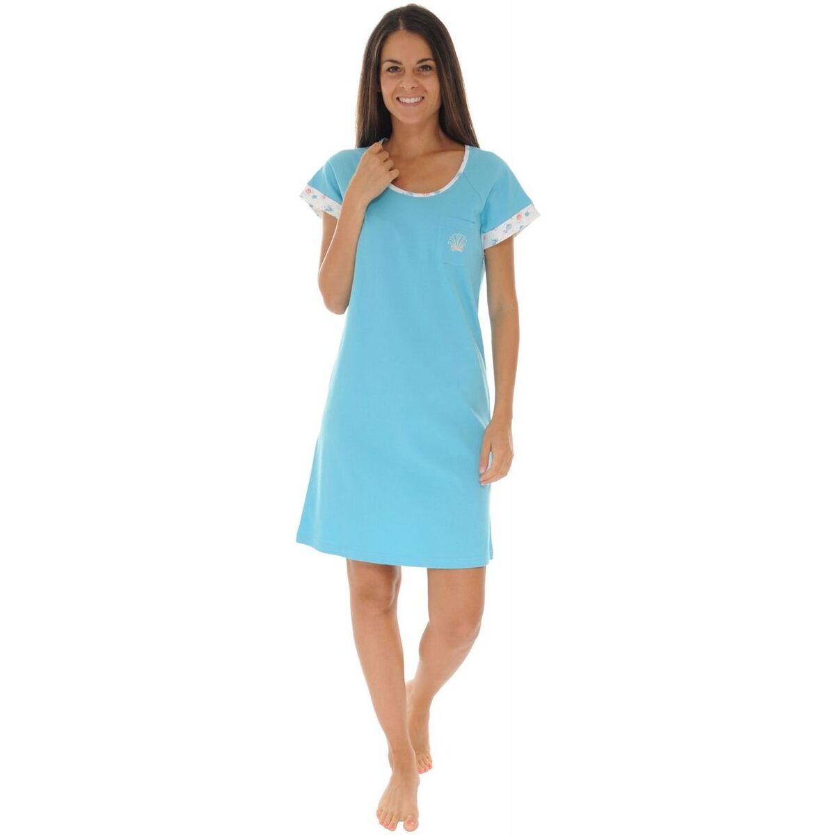 Kleidung Damen Pyjamas/ Nachthemden Christian Cane ELINIA Blau
