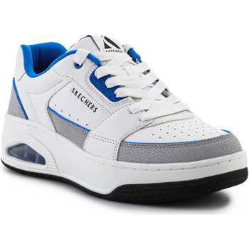 Schuhe Herren Sneaker Low Skechers Uno Court - Low-Post 183140-WBL Weiss