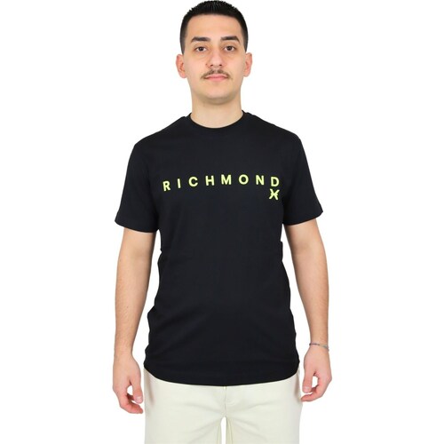 Kleidung Herren T-Shirts Richmond X UMP24004TS Schwarz