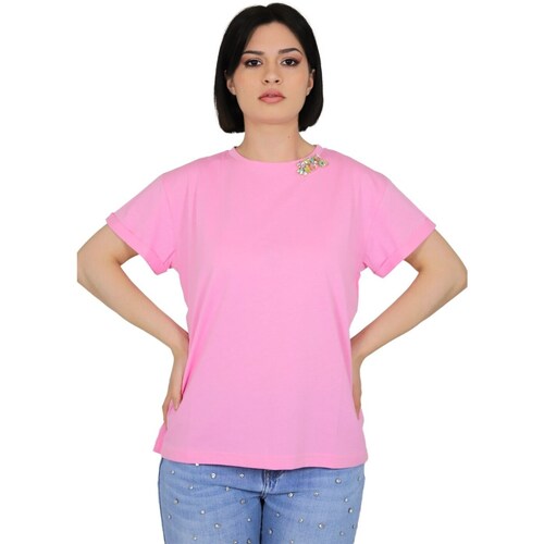 Kleidung Damen T-Shirts Zahjr 53538592 Rosa