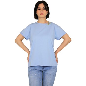 Kleidung Damen T-Shirts Zahjr 53538592 Blau