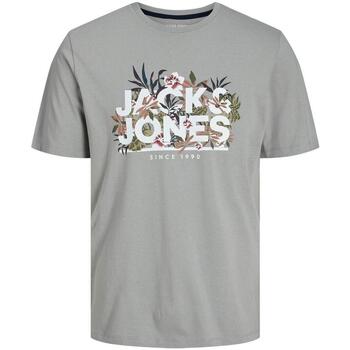 Kleidung Herren T-Shirts Jack & Jones  Grau