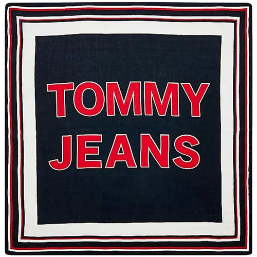 Accessoires Damen Schal Tommy Jeans Bandana Logo color Blau