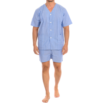 Kleidung Herren Pyjamas/ Nachthemden Kisses&Love KL30195 Blau