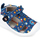 Schuhe Kinder Sandalen / Sandaletten Biomecanics SANDALEN 242191 BEDRUCKT Blau