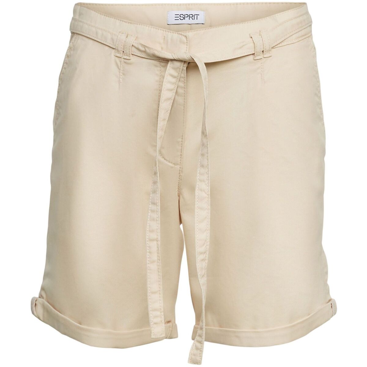 Kleidung Damen Shorts / Bermudas Esprit Short femme Beige