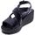 Schuhe Damen Sandalen / Sandaletten Enval 345424 Schwarz