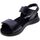 Schuhe Damen Sandalen / Sandaletten Enval 345427 Schwarz