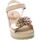 Schuhe Damen Sandalen / Sandaletten Enval 345433 Beige