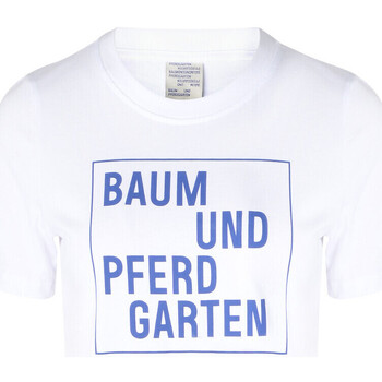 Baum Und Pferdgarten  T-Shirts & Poloshirts T-Shirt  weiß mit blauem Aufdruck