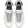 Schuhe Herren Sneaker P448 BALI-M-WHITE-BLACK Weiss