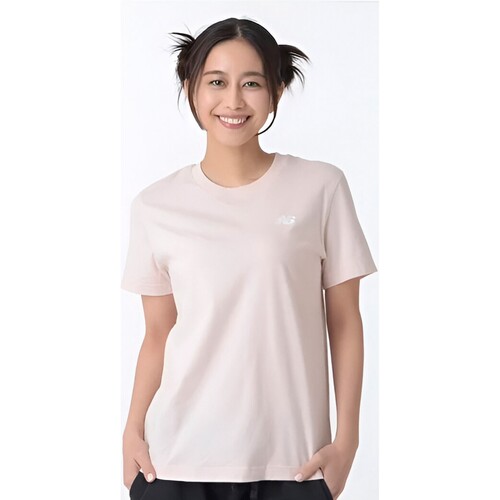 Kleidung Damen T-Shirts & Poloshirts New Balance 34273 ROSA