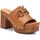 Schuhe Damen Pantoffel Carmela 32621 Beige