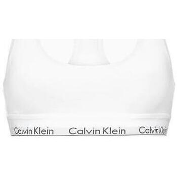 Kleidung Damen Sport BHs Calvin Klein Jeans F3785E Weiss