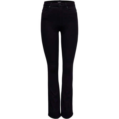 Kleidung Damen Bootcut Jeans Only 15163338 Schwarz