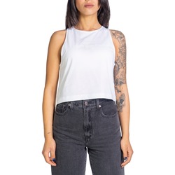Kleidung Damen Tops Calvin Klein Jeans TONAL MONOGRAM TANK J20J215622 Weiss