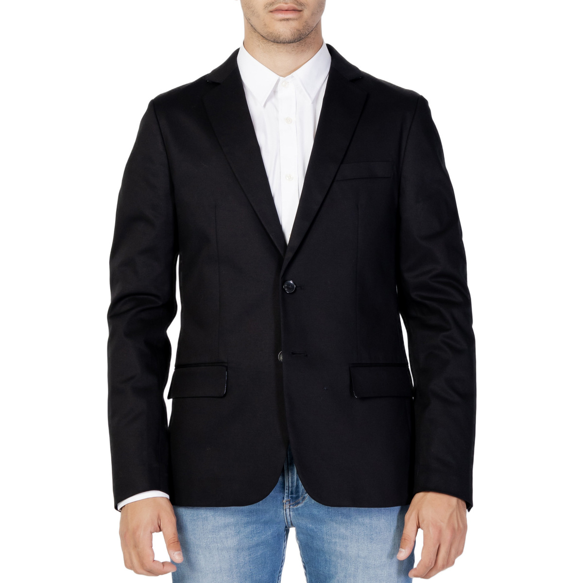 Kleidung Herren Jacken / Blazers Antony Morato ZELDA SLIM FIT MMJA00456-FA800156 Schwarz