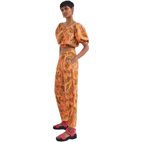 Kleidung Damen Hosen Desigual PANT SAFARI 22SWPW24 Orange