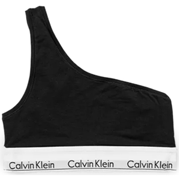 Unterwäsche Damen Full Cup BH Calvin Klein Jeans UNLINED BRALETTE (ONE SHOULDER) 000QF7007E Schwarz