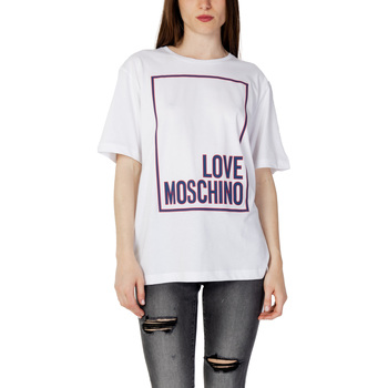Love Moschino STAMPA LOGO BOX W 4 F87 52 M 4405 Weiss