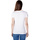 Kleidung Damen T-Shirts Love Moschino GLITTER STRIPES W 4 F73 2T M 3876 Weiss