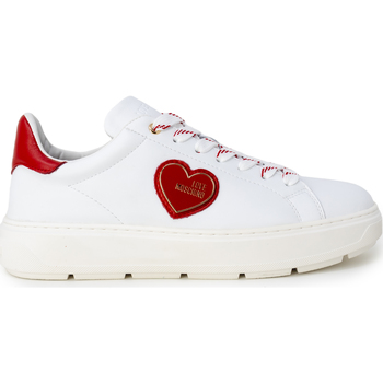 Love Moschino Sneakerd.bold40 vitello bianco+ross JA15384G1GIA110B Rot