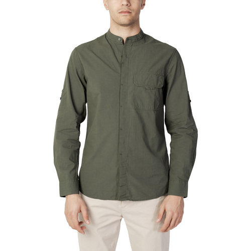 Kleidung Herren Langärmelige Hemden Antony Morato REGULAR FIT MMSL00702-FA420095 Grün