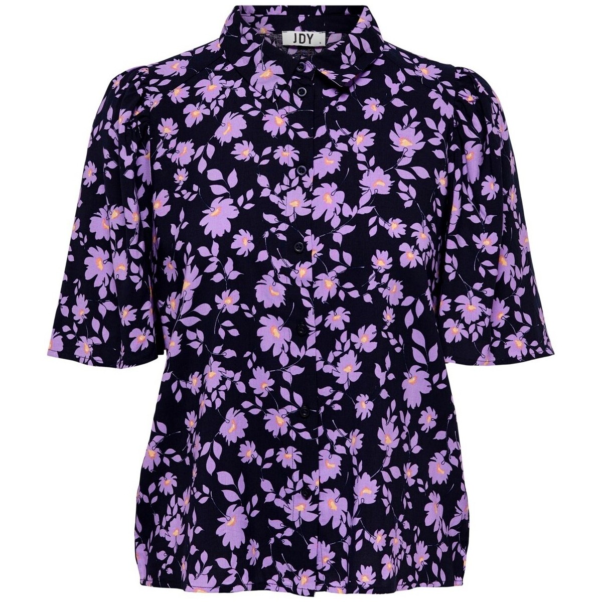 Kleidung Damen Hemden Jacqueline De Yong JDYGAYA LEBEN 2/4 HEMD WVN - 15254304 Violett