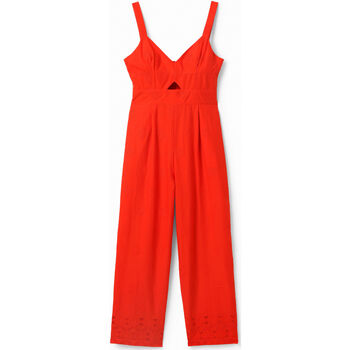 Kleidung Damen Overalls / Latzhosen Desigual JUMPSUIT SANDALL 23SWPW26 Rot