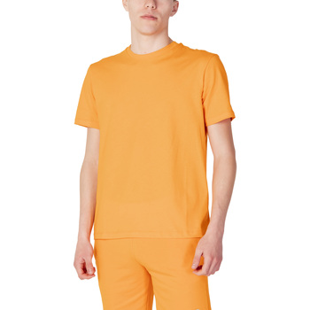 Kleidung Herren Langärmelige Polohemden Suns PAOLO BASIC LOGO TSS01048U Orange