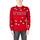 Kleidung Herren Pullover Only & Sons  ONSXMAS REG 12 LETS GET CREW KNIT 22027279 Rot
