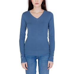 Kleidung Damen Pullover Guess W2YR31Z2V62 - GENA VN LS Blau