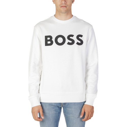 Kleidung Herren Sweatshirts BOSS We Basic Crew 50487133 Weiss