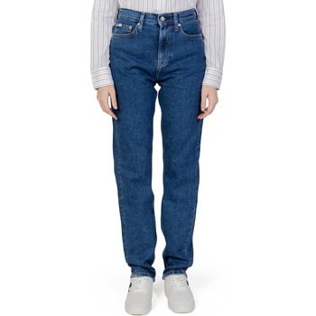 Kleidung Damen Slim Fit Jeans Calvin Klein Jeans AUTHENTIC STRAI J20J221831 Blau