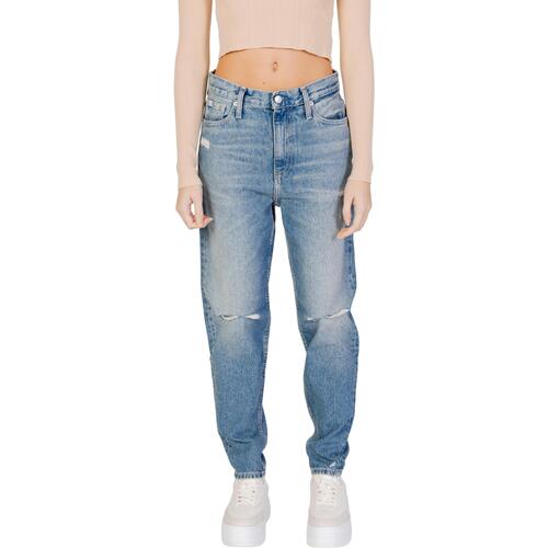 Kleidung Damen Straight Leg Jeans Calvin Klein Jeans J20J222148 Blau