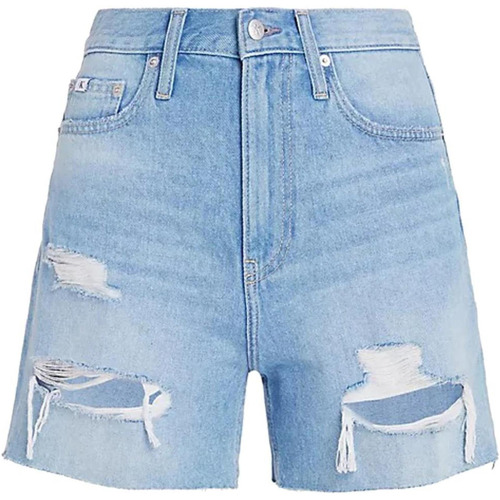 Kleidung Damen Shorts / Bermudas Calvin Klein Jeans MOM J20J222803 Blau