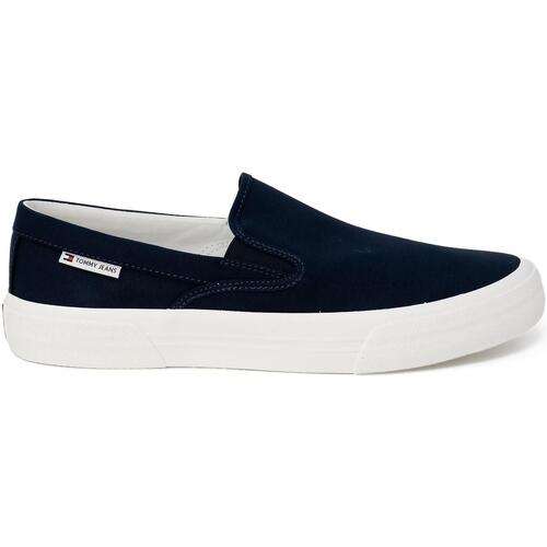 Schuhe Herren Sneaker Tommy Hilfiger SLIP ON CANVAS EM0EM01366 Blau