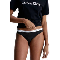 Unterwäsche Damen Damenslips Calvin Klein Jeans 000QD3588E - 3ER BIKINI Schwarz