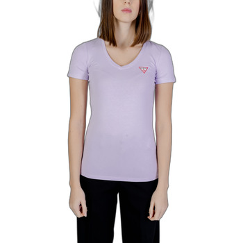 Kleidung Damen T-Shirts Guess VN MINI TRIANGLE W2YI45 J1314 Violett