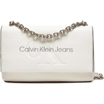 Taschen Damen Taschen Calvin Klein Jeans SCULPTED EW FLAP CONV25 MONO K60K611866 Weiss