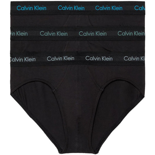 Unterwäsche Herren Boxershorts Calvin Klein Jeans HIP BRIEF 3PK 0000U2661G Schwarz