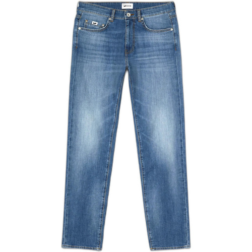 Kleidung Herren Straight Leg Jeans Gas ALBERT SIMPLE REV A7237 12LM Blau