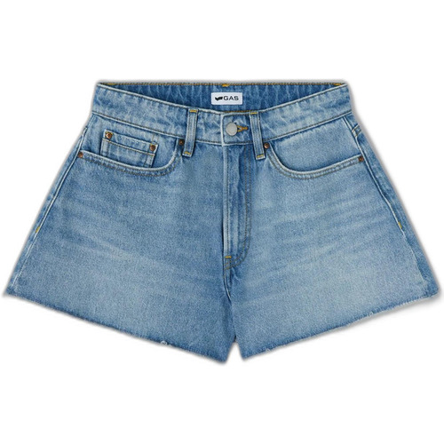 Kleidung Damen Shorts / Bermudas Gas WIDE SHORT A7267 56LR Blau