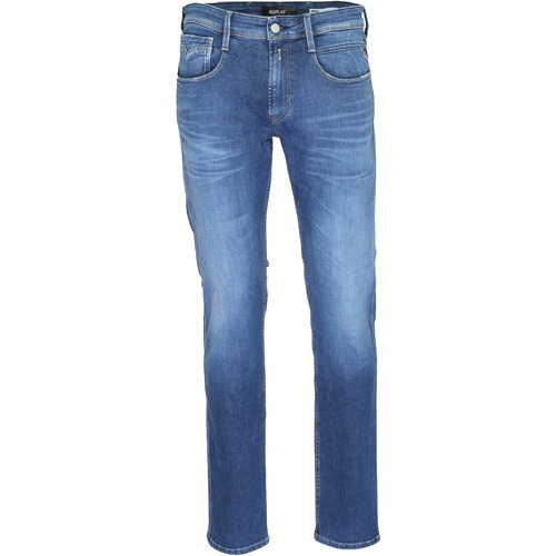 Kleidung Herren Slim Fit Jeans Replay ANBASS M914Y .000.573 62G Blau