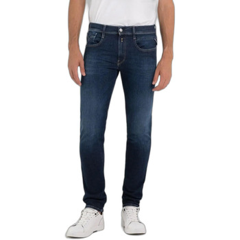 Kleidung Herren Slim Fit Jeans Replay ANBASS M914Y .000.661 Y72 Blau