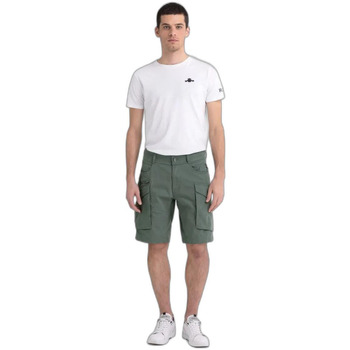 Kleidung Herren Shorts / Bermudas Replay JOE M9907 .000.84387 Grün