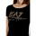 Kleidung Damen T-Shirts Emporio Armani EA7 3DTT26 TJFKZ Schwarz